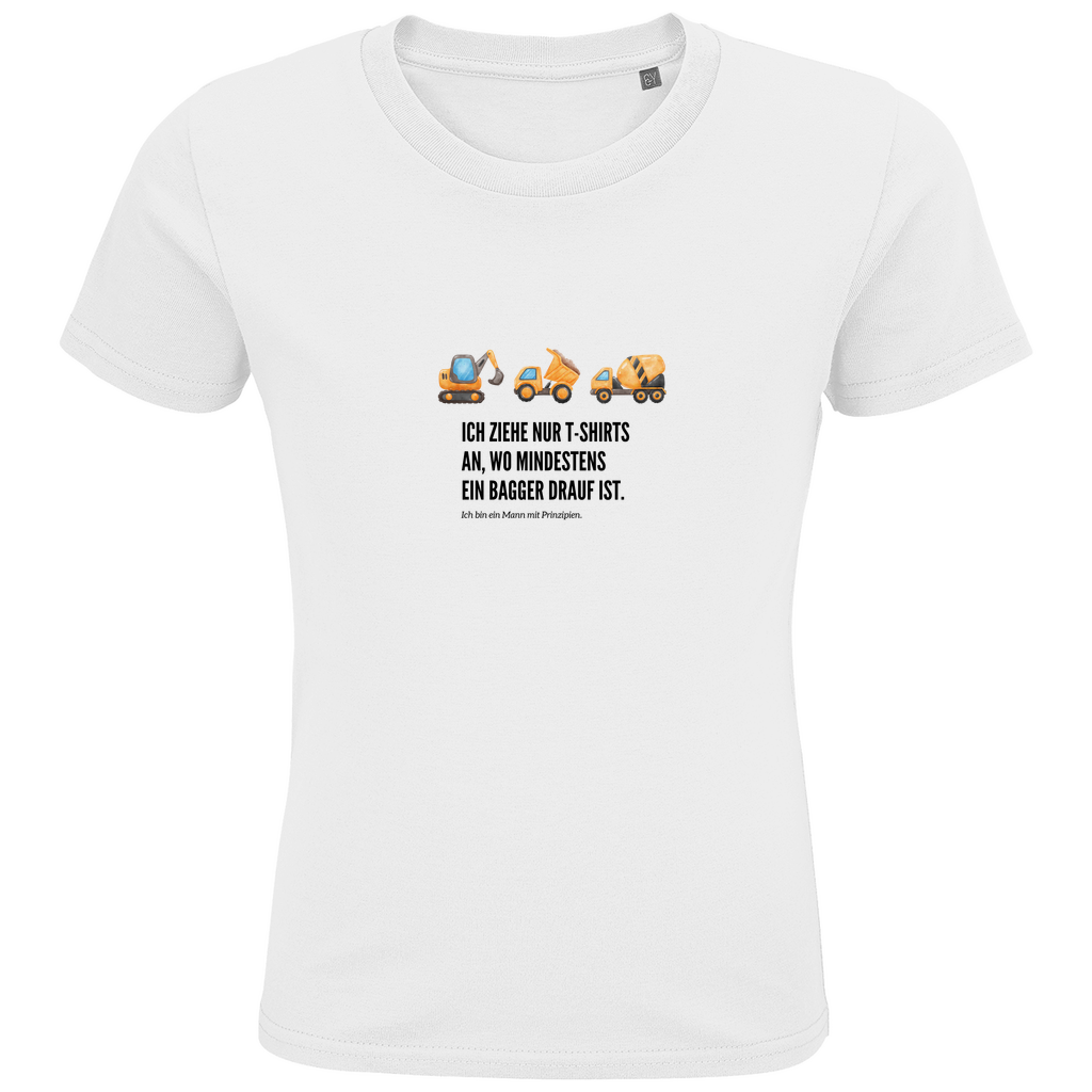Kids Premium Bio T-Shirt Bagger Prinzipien Printegy