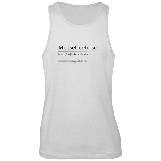 Herren Premium Tank Top Moselochse Printegy