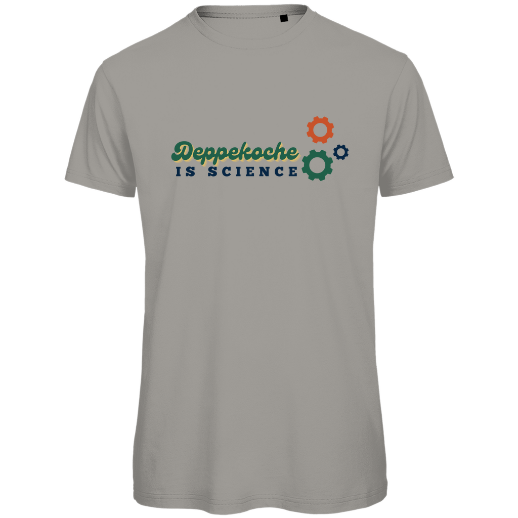 Herren Premium Bio T-Shirt Deppekoche_Science Printegy