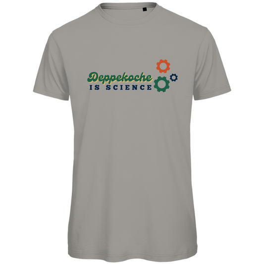 Herren Premium Bio T-Shirt Deppekoche_Science Printegy